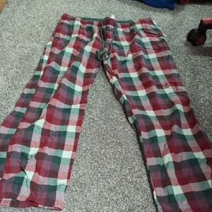 White, Red & Green PJ Pants